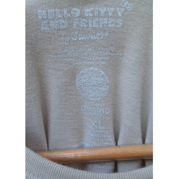 Hello Kitty and Friends Cotton Tan T Shirt Size XL Baby Tee Casual Comfort - Picture 5 of 8